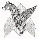 strong back, soft front, wild heart tattoo design idea