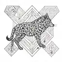 strong back, soft front, wild heart tattoo design idea