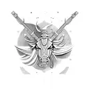 sagittarius kill taurus tattoo design idea