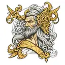 zeus tattoo design idea