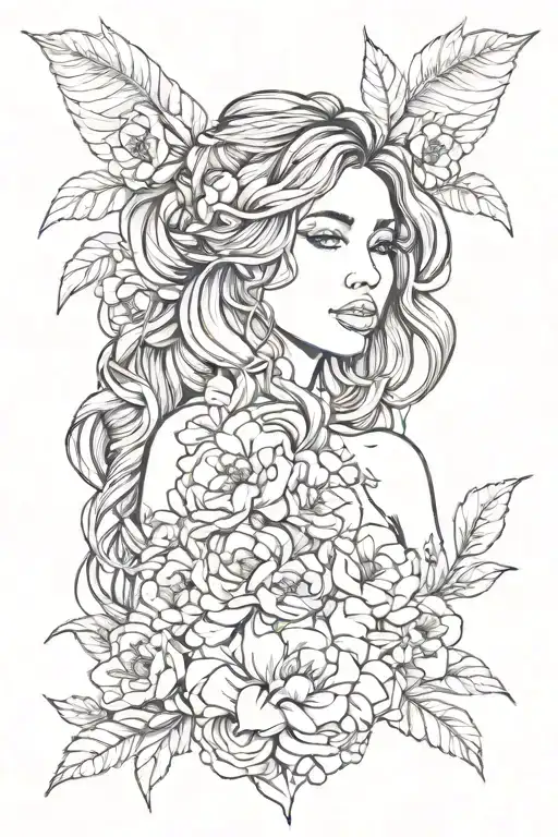 alina baraz tattoo design idea