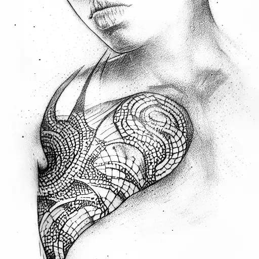 Moses Read Sea tattoo design idea