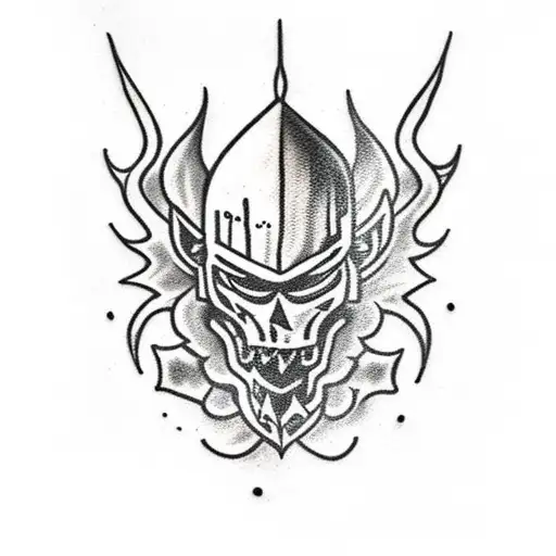 dark souls tattoo design idea