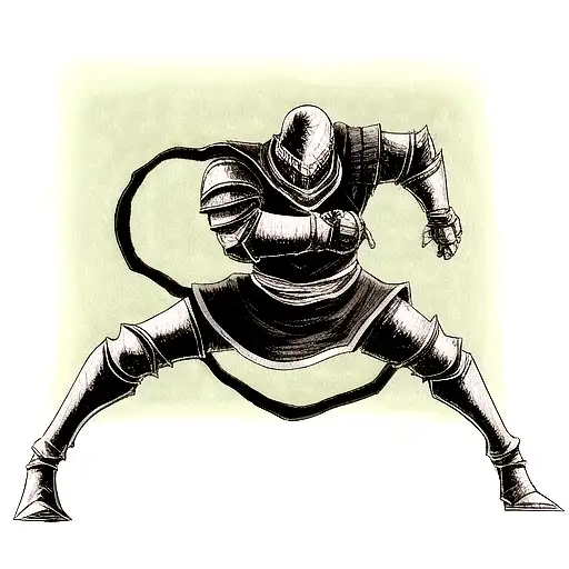 dark souls tattoo design idea