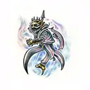 dark souls tattoo design idea