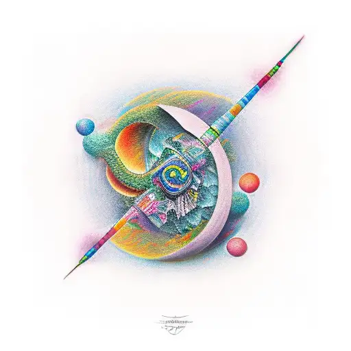 TRAVERSE FLUTE tattoo design idea