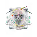 TRAVERSE FLUTE tattoo design idea