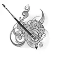 FLUTE tattoo design idea