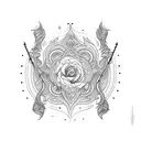 FLUTE tattoo design idea