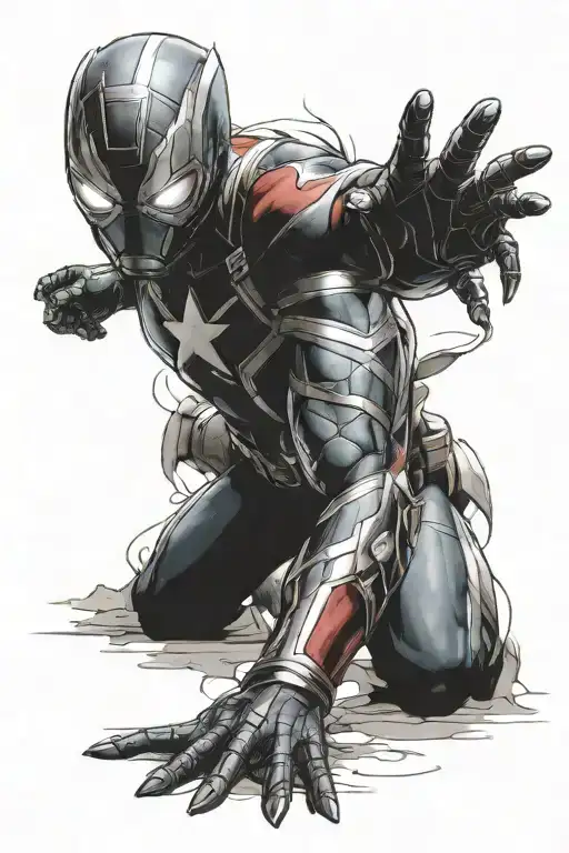 Marvel tattoo design idea