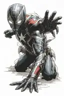 Marvel tattoo design idea