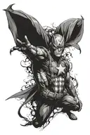 Marvel tattoo design idea