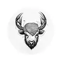 A map-inspired tattoo combining the outline of Ireland with the scenic beauty of the San Diego mountains, with a bison roaming in between tattoo design idea