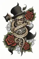 last name tattoo tattoo design idea