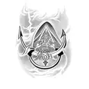lord of the ring espada tattoo design idea