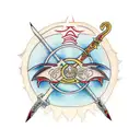 lord of the ring espada tattoo design idea