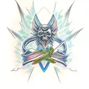 lord of the ring espada tattoo design idea