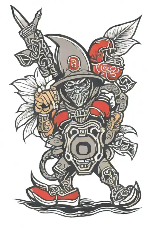 ohio state buckeyes in Florida  tattoo design idea