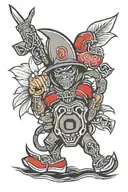 ohio state buckeyes in Florida  tattoo design idea