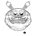 golb from adventure time tattoo design idea