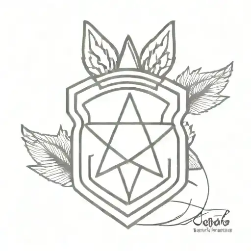 czech police badge tattoo design idea