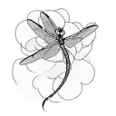 a dragonfly tattoo design idea