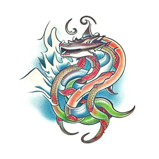 jörmungandr  tattoo design idea