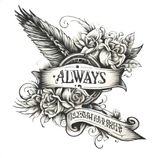 a tatoo with the sentence ""Always remember where you came from."  tattoo design idea