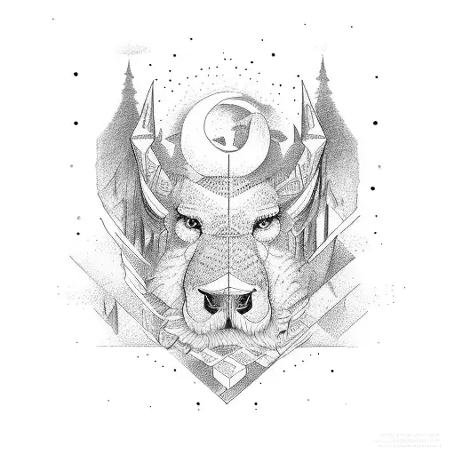 Noah's ark tattoo design idea