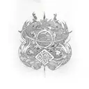 jiujitsu tattoo design idea