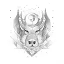 Noah's ark tattoo design idea