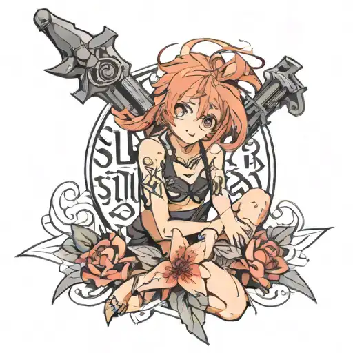 personal struggles, personal victories sentence tattoo design idea