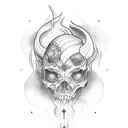 cursive tattoo with the letters t, a, and j tattoo design idea