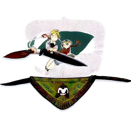 knife from saga of vinland tattoo design idea