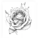 everything happens for a reason and flower tattoo design idea