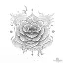 everything happens for a reason and flower tattoo design idea