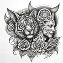twin brother tattoos based tattoo design idea