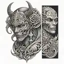 twin brother tattoos based tattoo design idea