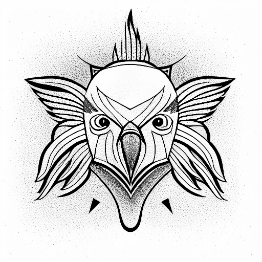 Eagle tattoo design idea