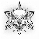 Eagle tattoo design idea