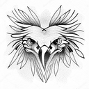 Eagle tattoo design idea