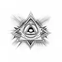 illuminati  tattoo design idea