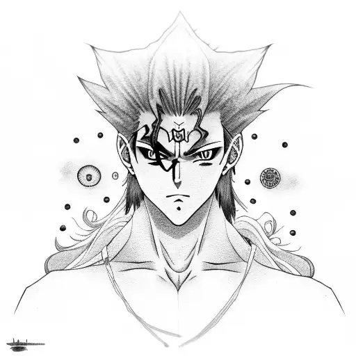 hisoka with itachi tattoo design idea