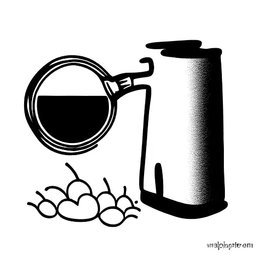 Espresso making tattoo design idea