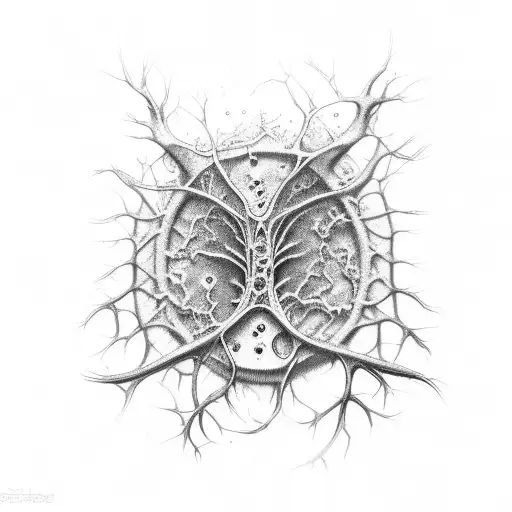 neuron tattoo design idea