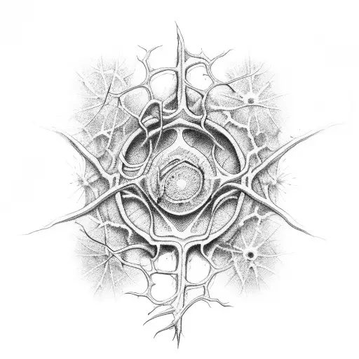 neuron tattoo design idea