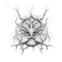 neuron tattoo design idea