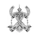 cross my heart and hope to die  tattoo design idea