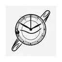 reloj de arena  tattoo design idea