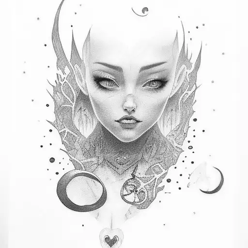 Women, they have minds, and they have souls, as well as just hearts. And they've got ambition, and they've got talent, a tattoo design idea